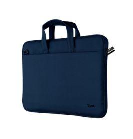 Mala para Portátil TRUST Bologna (14" - Sintéticos ABS - 35,6 cm - Azul)