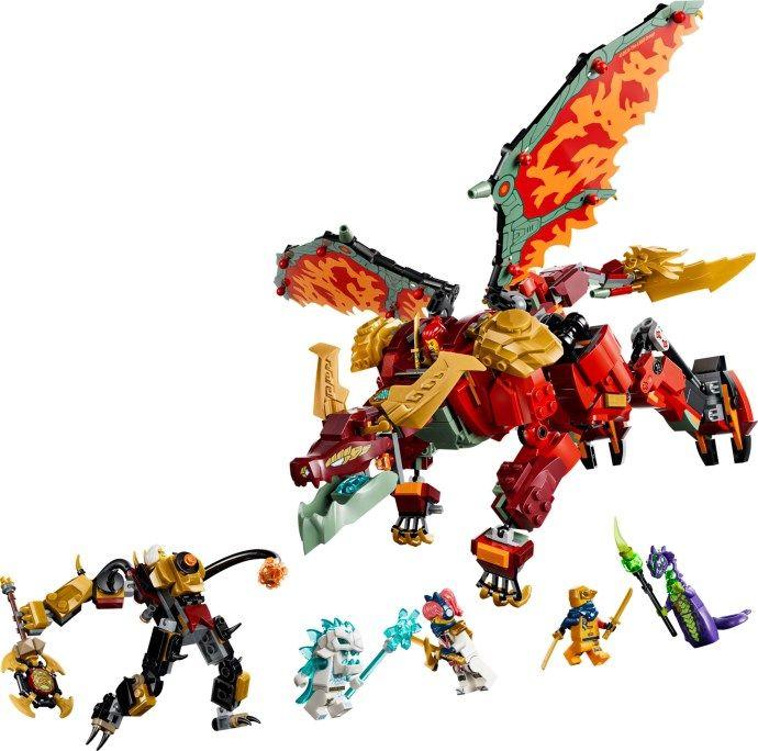 LEGO 71868 Ninjago Robô Dragão Transformador da Wyldfyre (8+ anos - 821 peças), miniatura 2