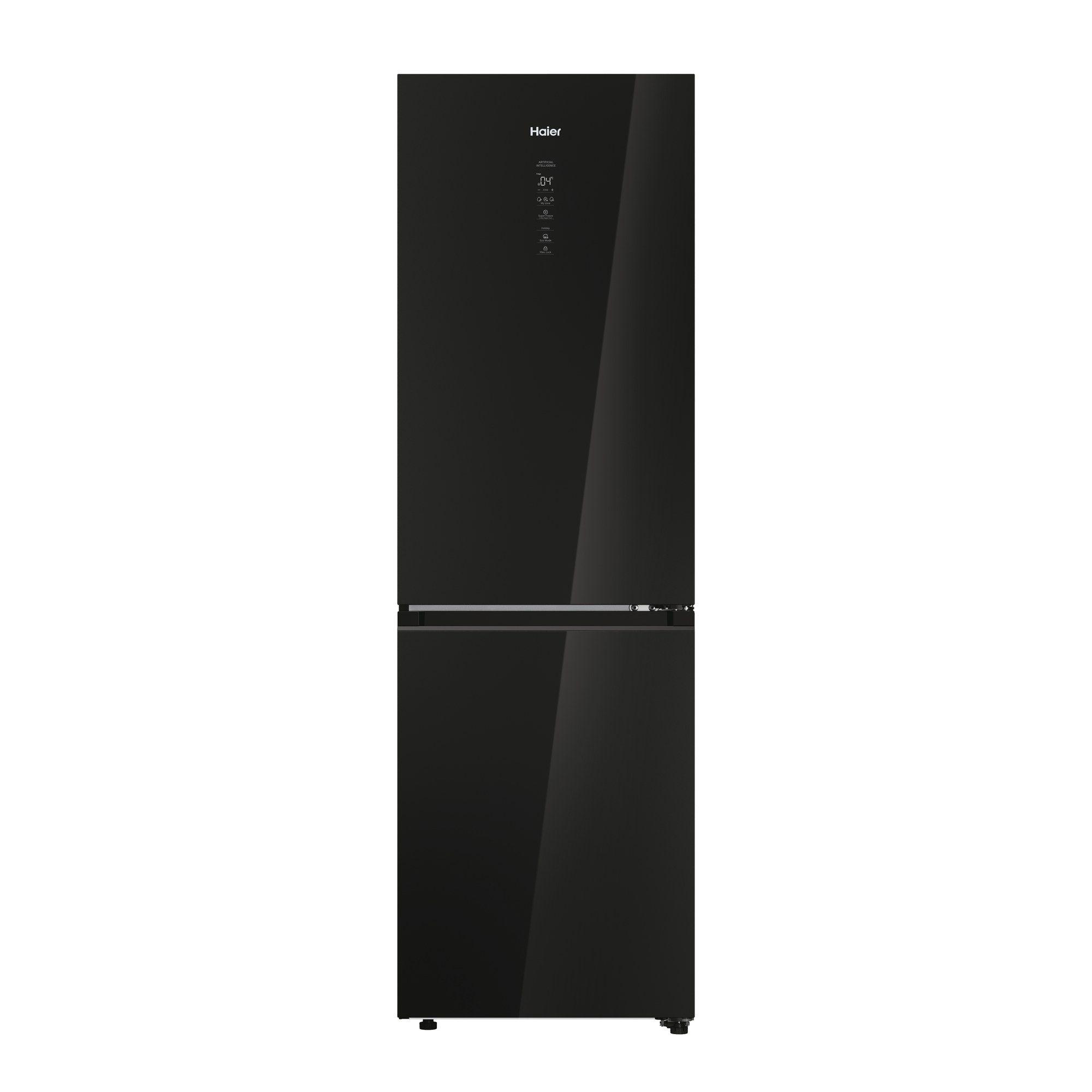 Frigorífico Combinado Independente HAIER HDR7619DNGB (403 l - hOn - 192,5x59,5x68,2 cm - Preto)