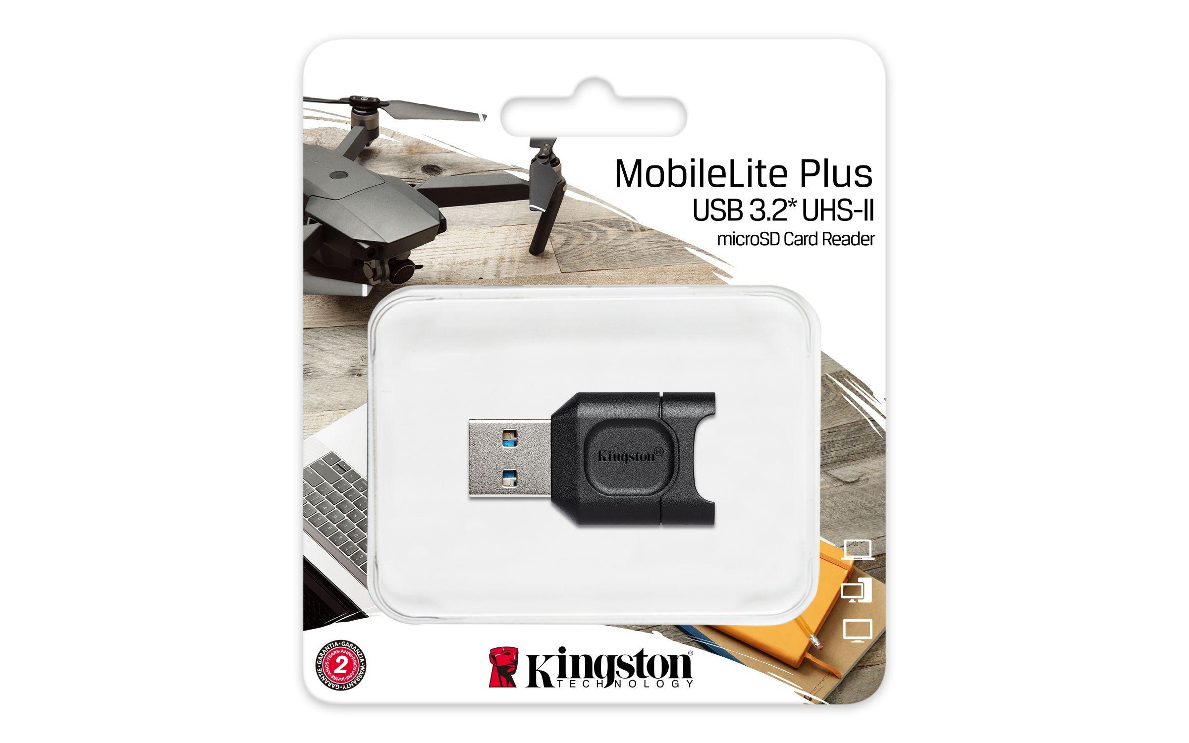 Leitor de Cartões KINGSTON MobileLite Plus (Preto) — miniatura 3