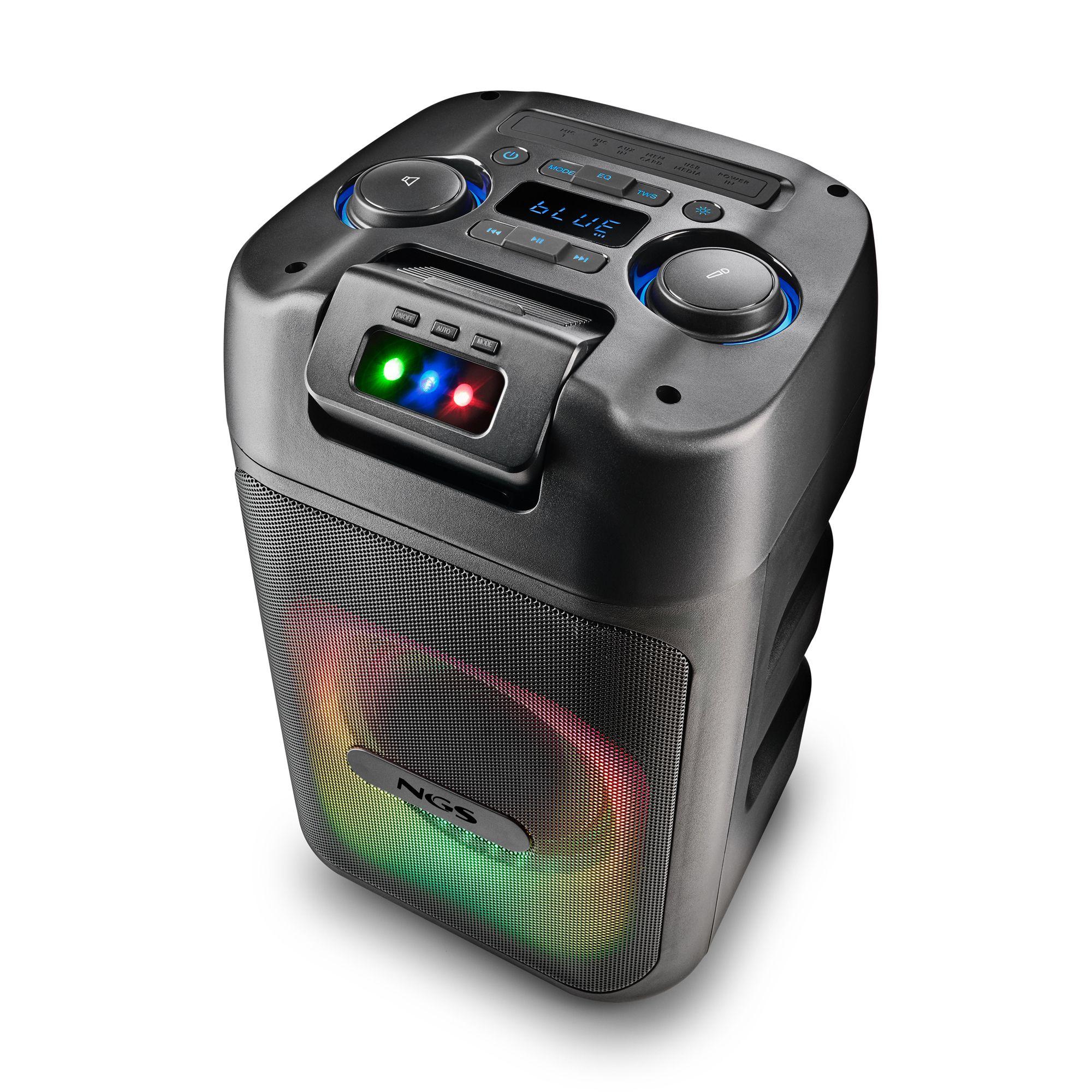 Coluna Portátil NGS Wild Club (Sem fios - 80 W - Preto), miniatura 4