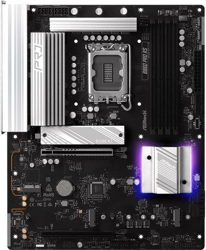 Motherboard ASROCK B860 Pro RS (LGA 1851 - Intel Core Ultra - ATX)