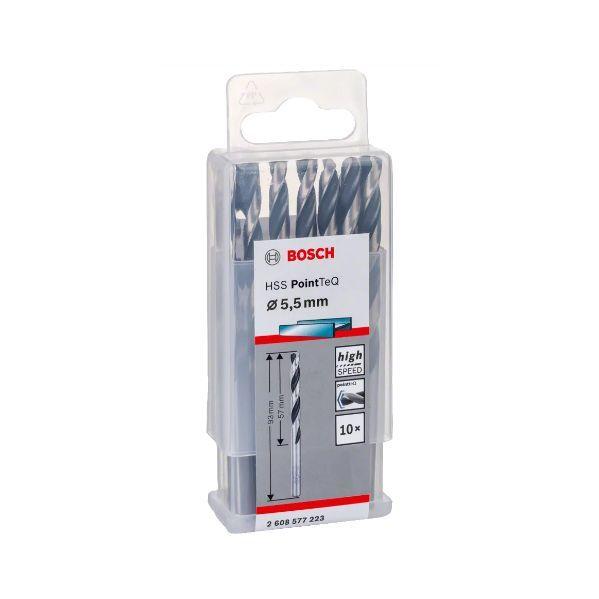 Brocas Helicoidais HSS BOSCH PointTeQ 2608577223 (Aço rápido), miniatura 2