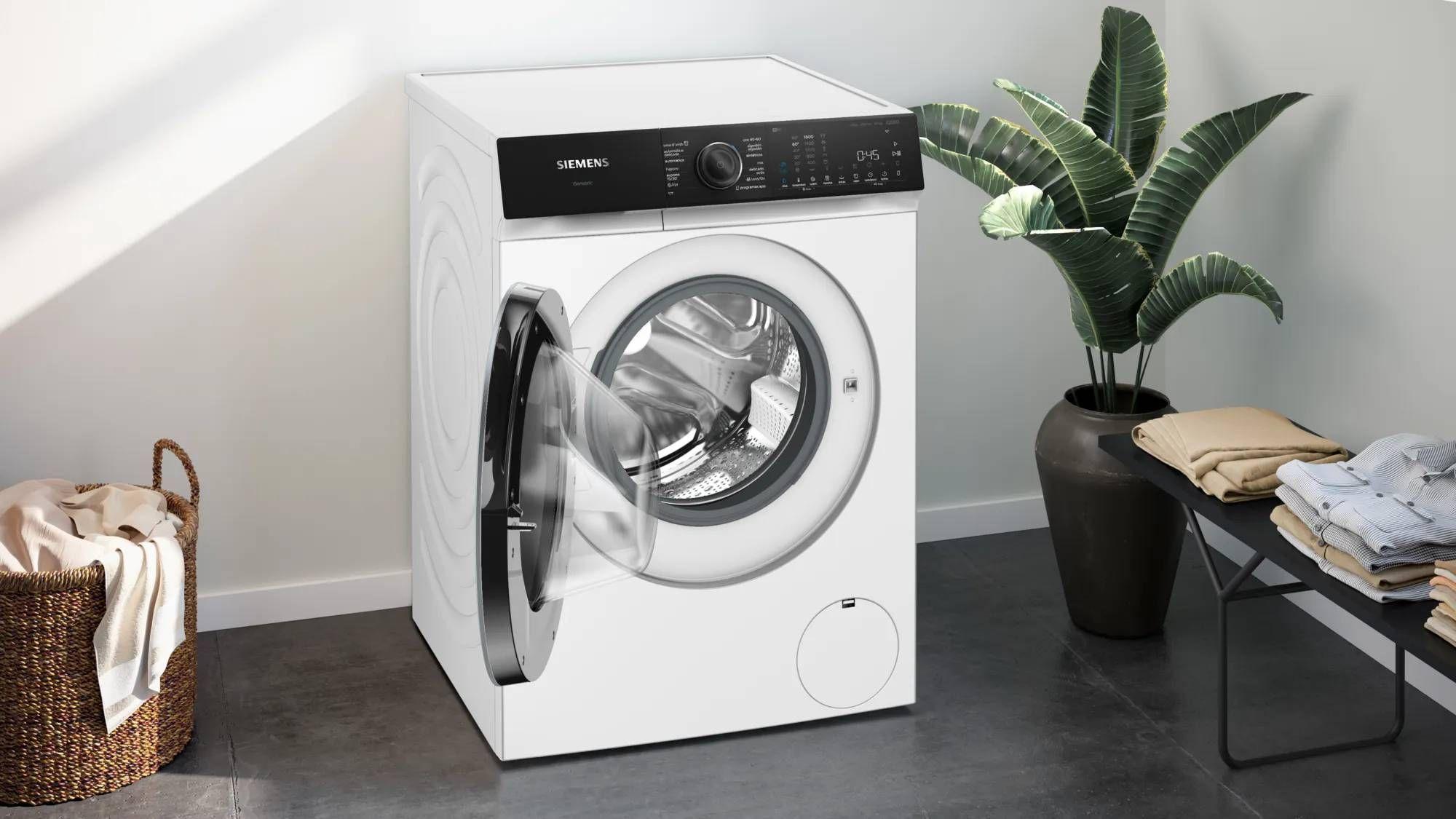 Máquina de Lavar Roupa Independente SIEMENS iQ500 WG56H2A0ES (1600 RPM - A - B - Branco), miniatura 3