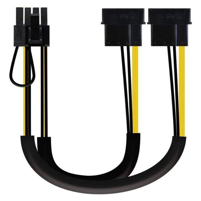 Cabo de Alimentação AISENS A131-0165 (0,2 m - 2 x Molex - PCI-E - Preto), miniatura 3