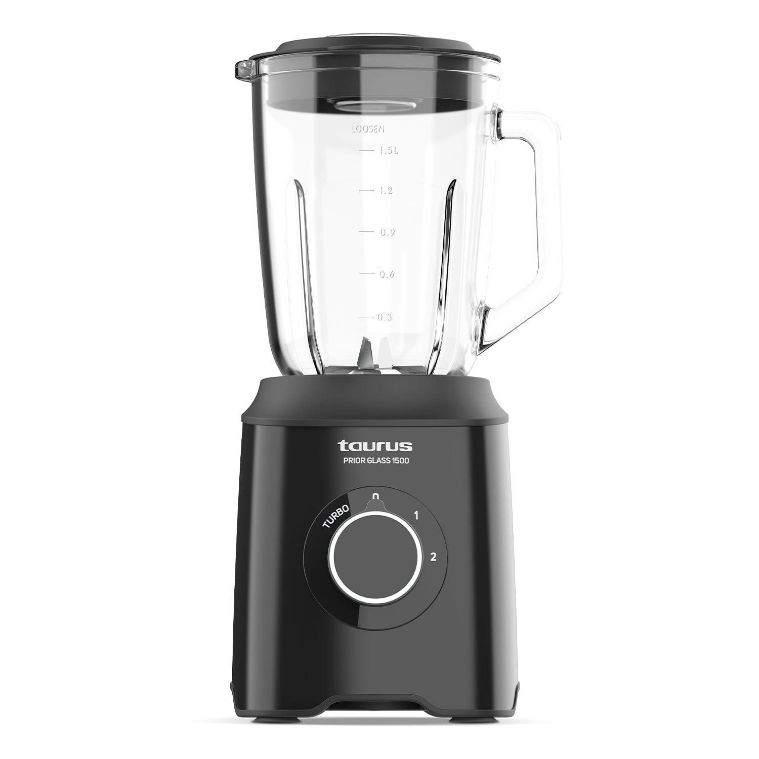 Liquidificadora TAURUS Prior Glass 1500 (1500 W - 1,5 l - Corrente elétrica - Preto)