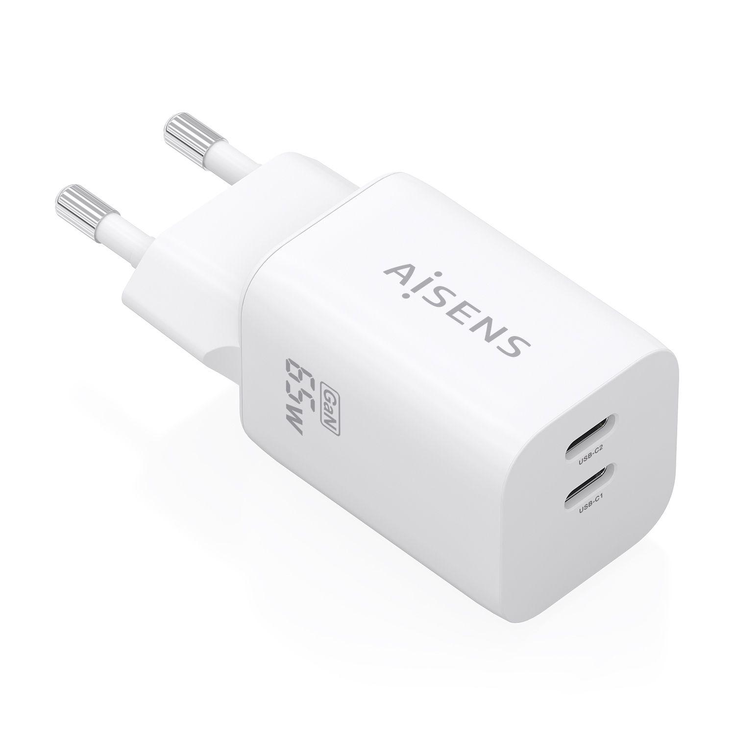 Carregador de Parede AISENS A110-1029 (65 W - Branco)