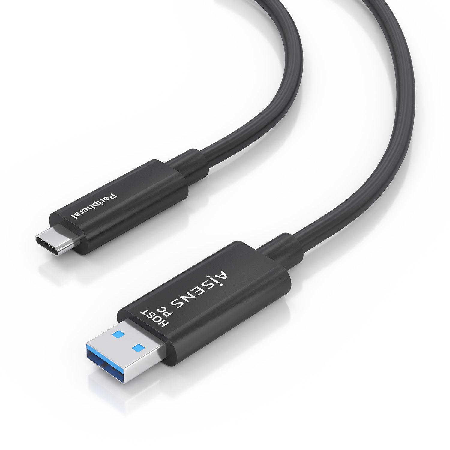 Cabo USB AISENS A157-0925 (15 m - USB C - 2 x USB A - Preto), miniatura 3