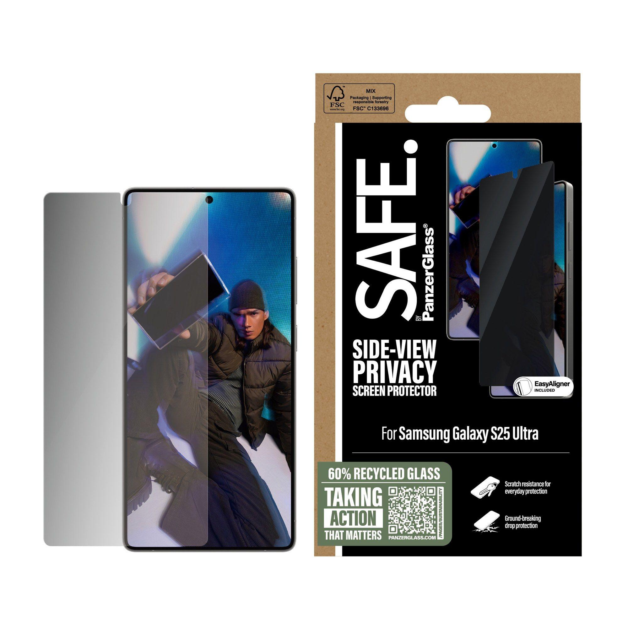 Película de Privacidade PANZERGLASS SAFE. by PanzerGlass Ultra-Wide Fit (Samsung Galaxy S25 Ultra - Samsung - Transparente) — miniatura 2