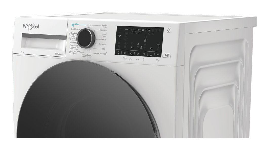 Máquina de Lavar e Secar Roupa Independente WHIRLPOOL WAD8536WBCSPT (B - 8 kg - 5 kg - Branco) — miniatura 6