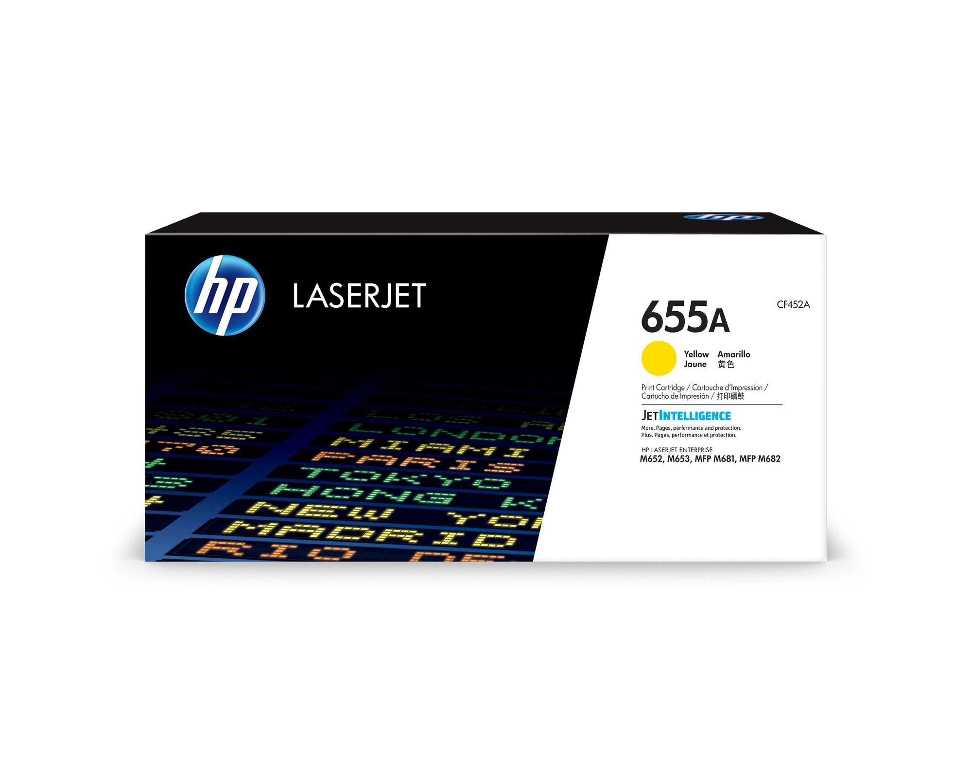Toner HP 655A CF452A (10 500 páginas - Amarelo)