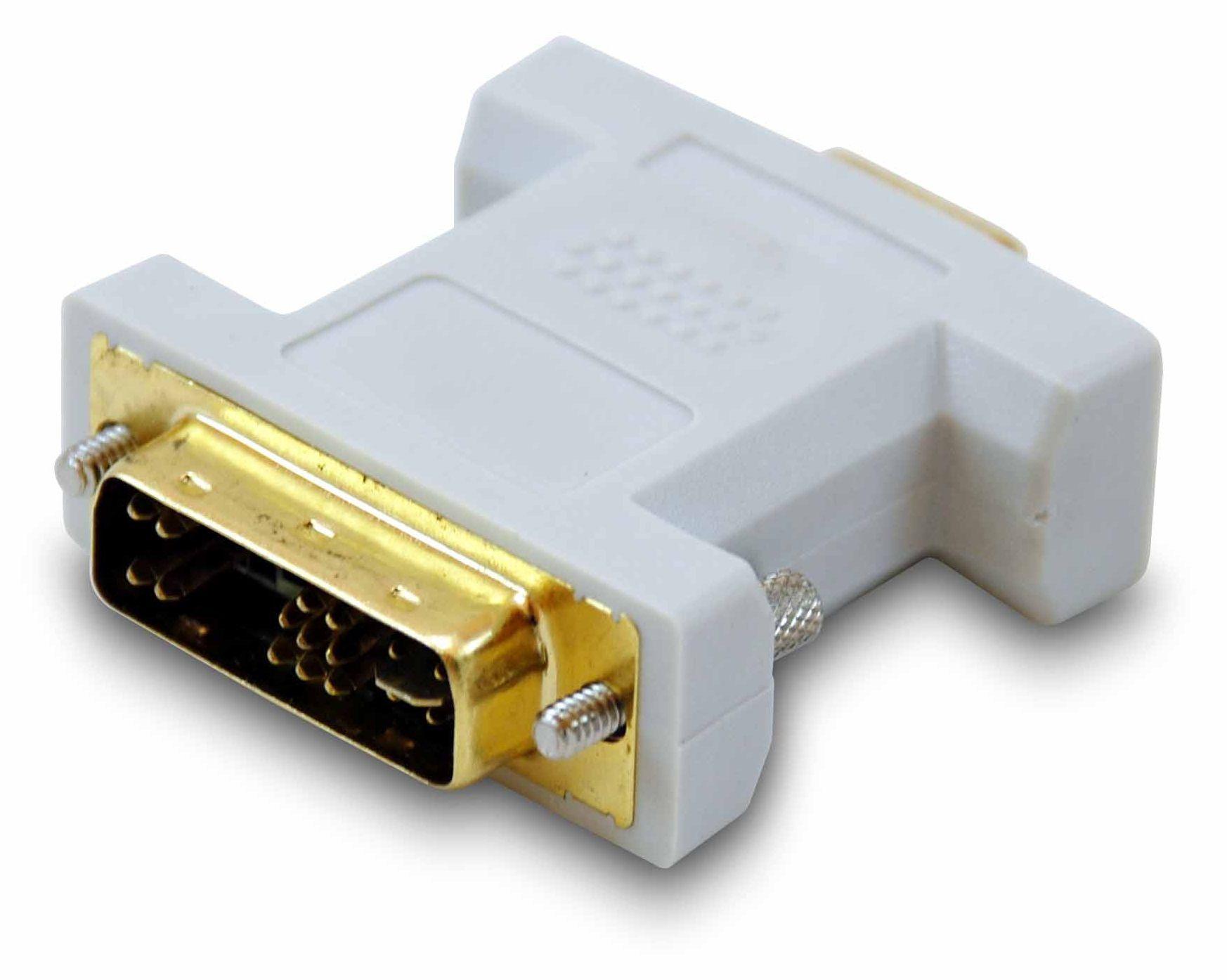 Adaptador DVI-I para VGA EQUIP 118945 (DVI-A - Bege)