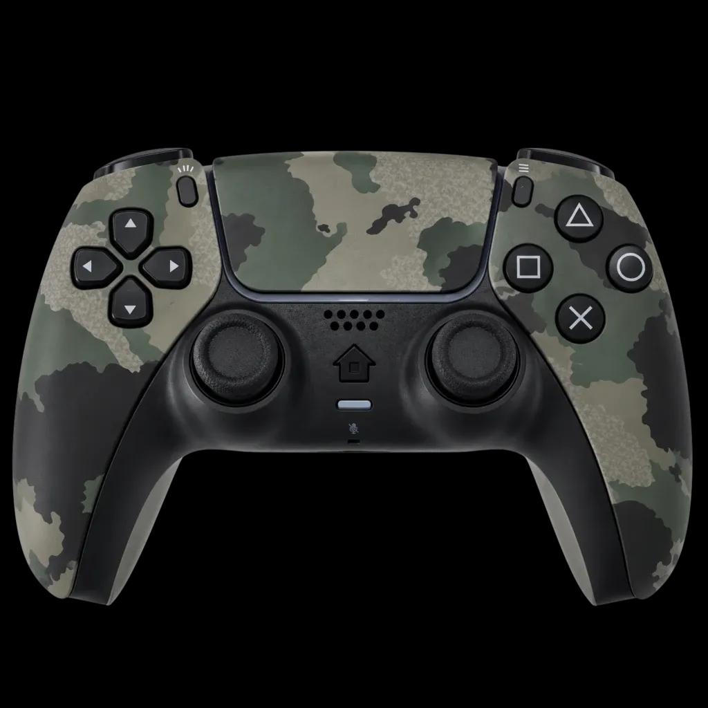 Comando POWERGAMING MANDOPSGRAYCAMOUFLAGE (PlayStation - Sem fios - Cinzento Camuflado)