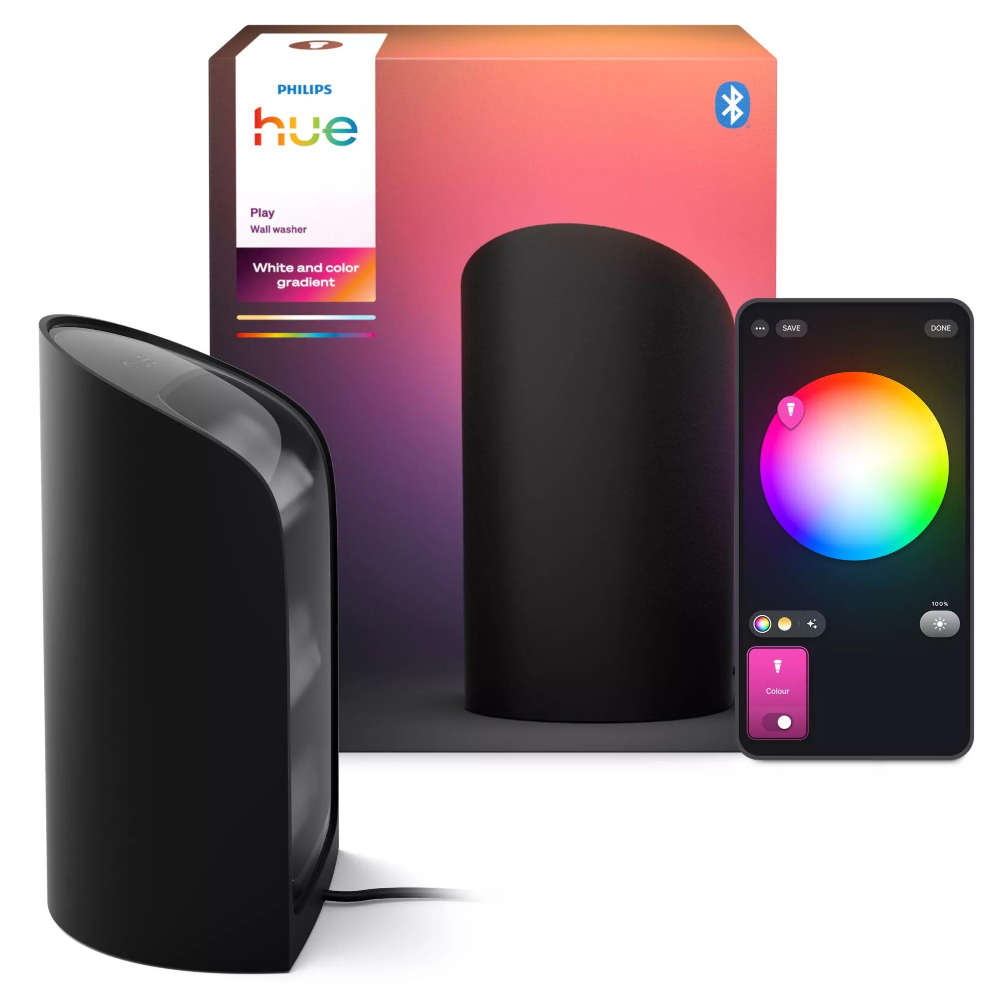 Candeeiro LED Inteligente PHILIPS Hue Play Wall Washer (Sintético - Preto) — miniatura 4