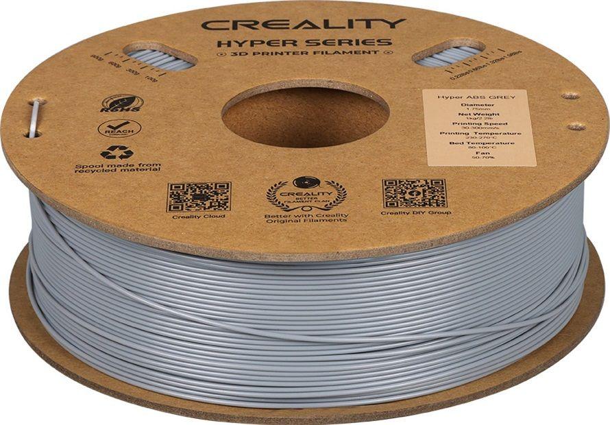 Filamento de Impressão 3D CREALITY Hyper ABS (Creality 3D - Cinzento) — miniatura 3
