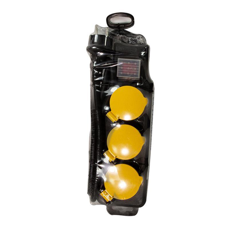 Extensão Elétrica LOGILINK LPS253 (Preto e Amarelo), miniatura 7