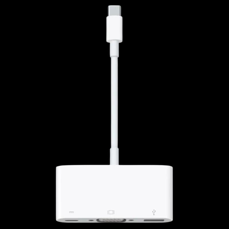 Adaptador Multiporta USB-C APPLE MJ1L2ZM/A (USB-C - USB-C, VGA, USB-A - Branco)