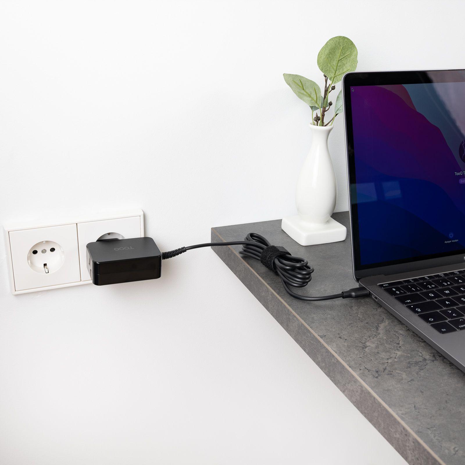 Carregador de Portátil TOOQ TQLC-USBCGAN45PD (45 W - 1.2 A - 3 A - Preto) — miniatura 4