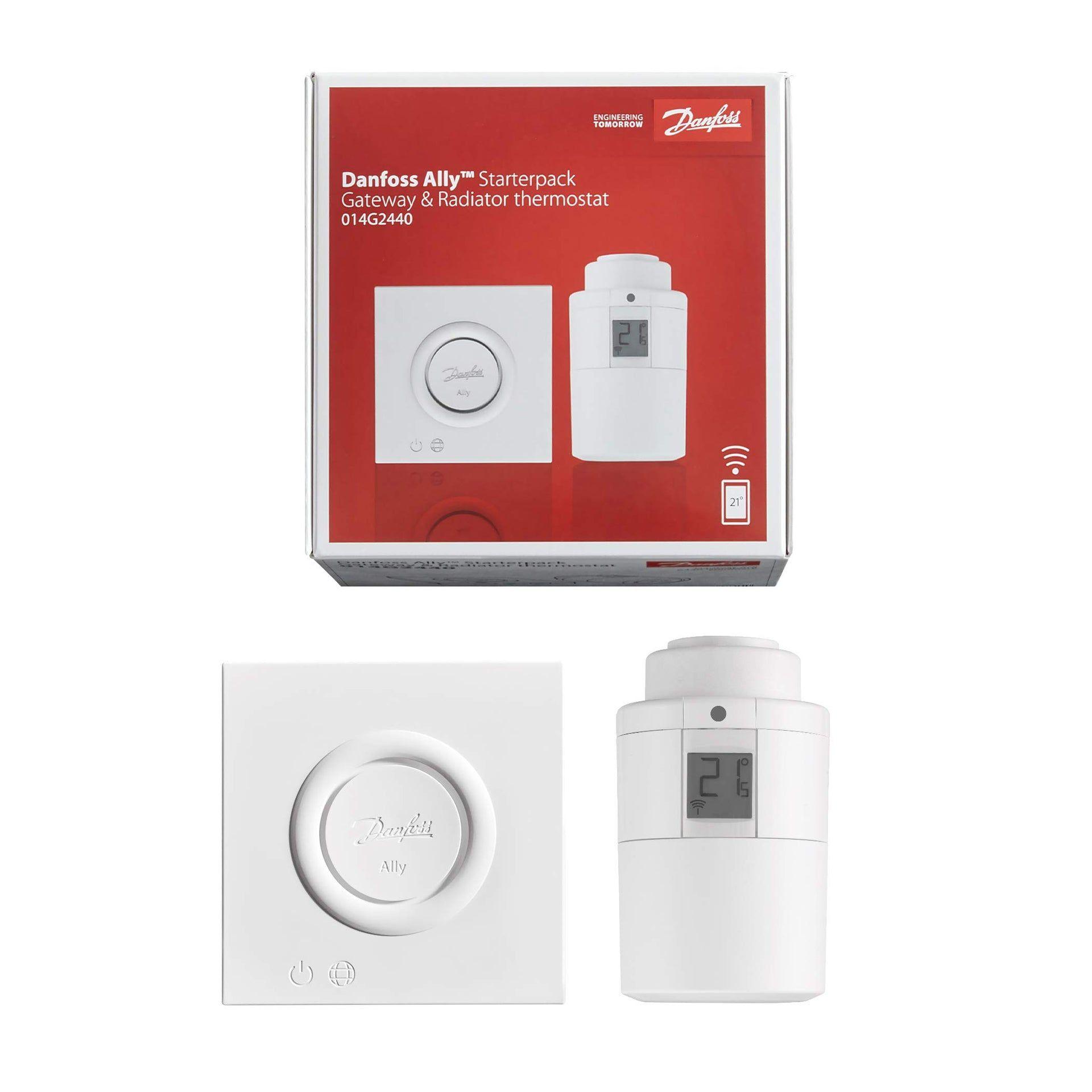 Kit Inicial de Aquecimento Inteligente DANFOSS Ally (Branco), miniatura 2