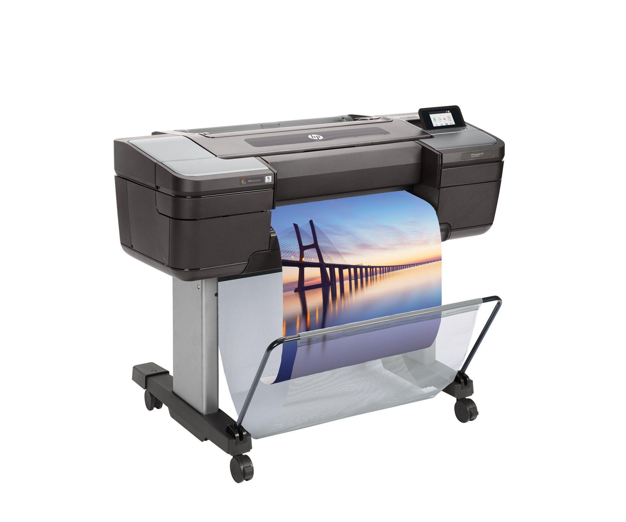 Plotter HP DesignJet Z9+ PostScript A1 (Com fios - Windows e macOS - USB Type-A, USB 2.0 e RJ-45 - Preto e Cinzento), miniatura 2