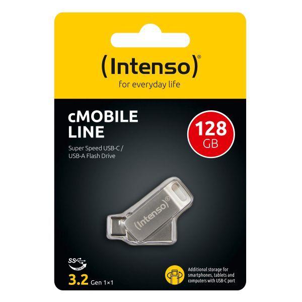 Pen USB INTENSO cMobile Line (Rotativo - USB Tipo-A / USB Tipo-C - USB 3.2 Gen 1 - Preto), miniatura 3