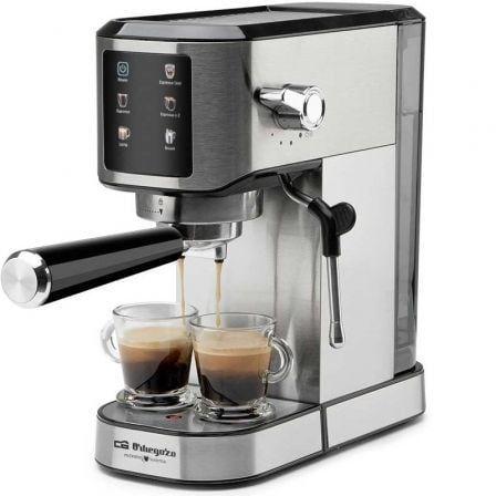 Máquina de Café Expresso ORBEGOZO EX 7000 (Café moído - 1350 W - 20 bar - Preto e Inox)
