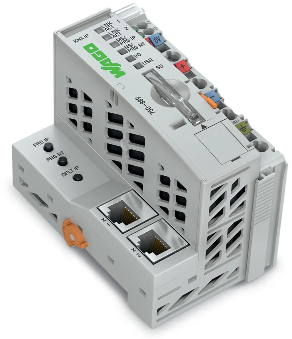 Controlador Programável de Bus de Campo Ethernet WAGO 750-889 (KNX IP)