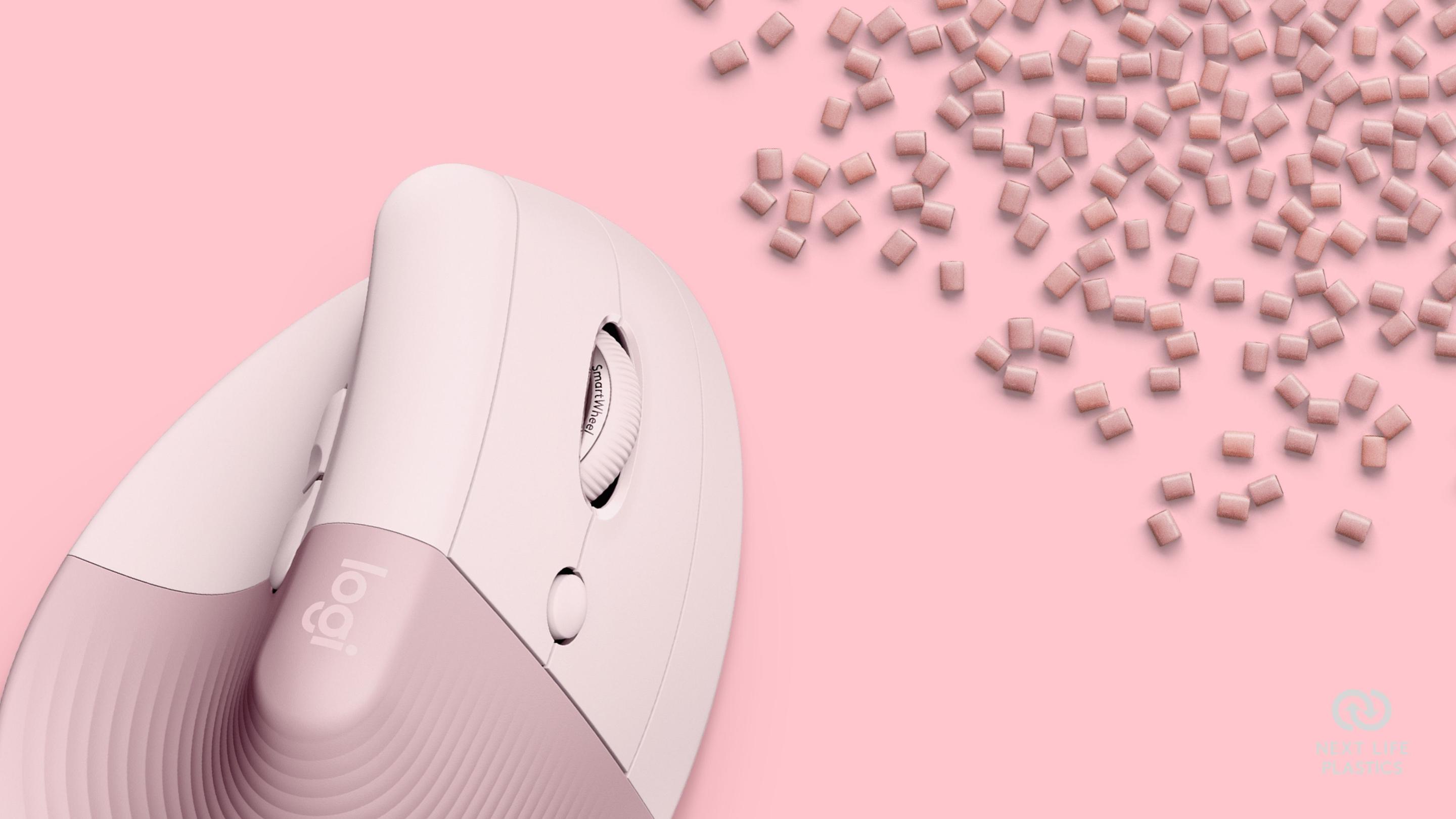 Rato LOGITECH Lift (Mão direita - 4000 DPI - Ótico - Rosa) — miniatura 7
