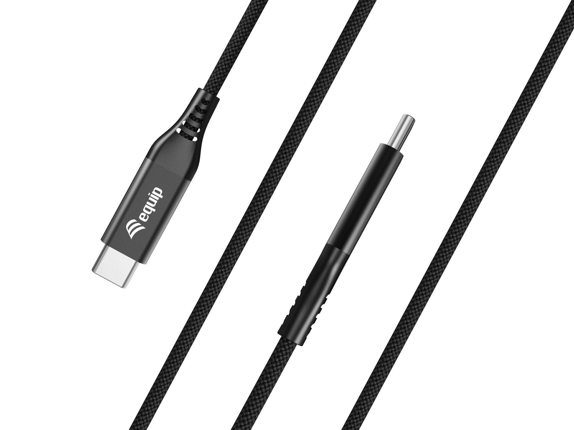 Cabo USB-C EQUIP 128389 (1,2 m - USB-C macho - Preto) — miniatura 2