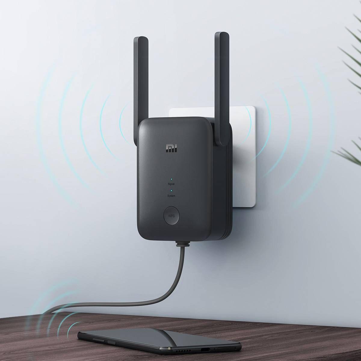 Repetidor Wi-Fi XIAOMI Mi WiFi Range Extender AC1200 (867 Mbit/s - Dual-band - RJ-45 - Preto) — miniatura 3