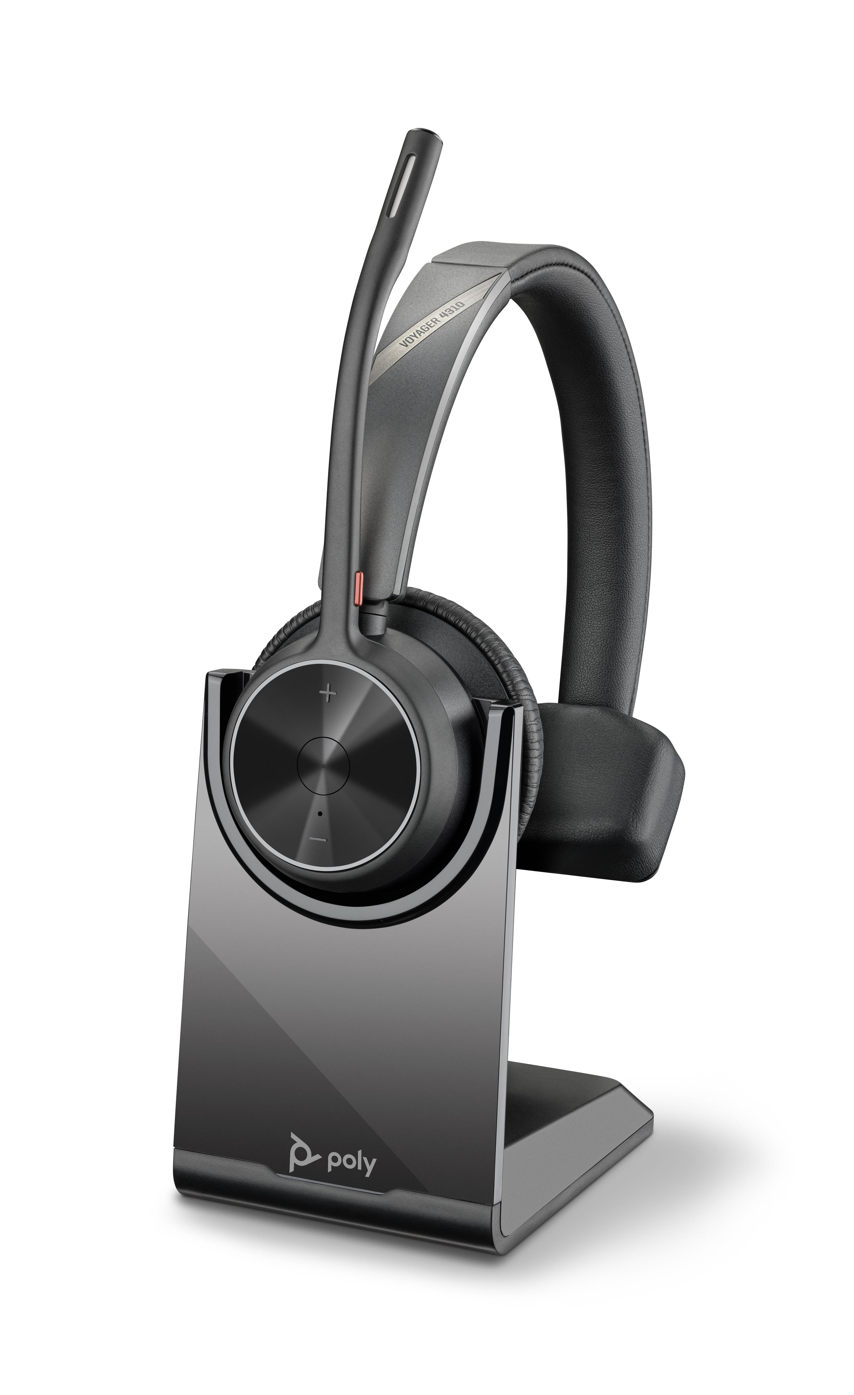Headset POLY Voyager 4310 UC (Monofónico - Sem fios - Supra-aural - Preto)