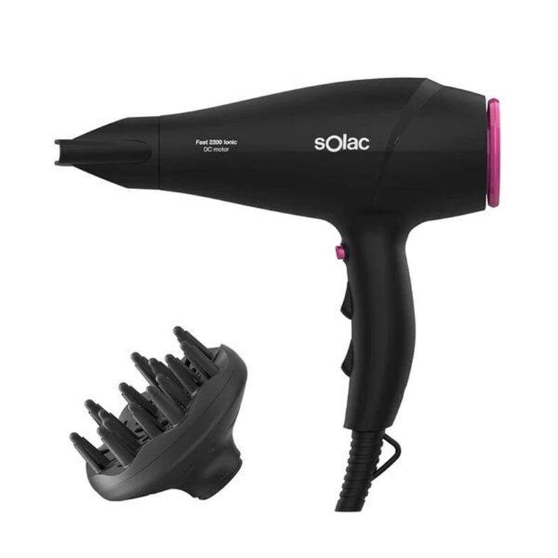 Secador de Cabelo SOLAC SH7083 (Preto)