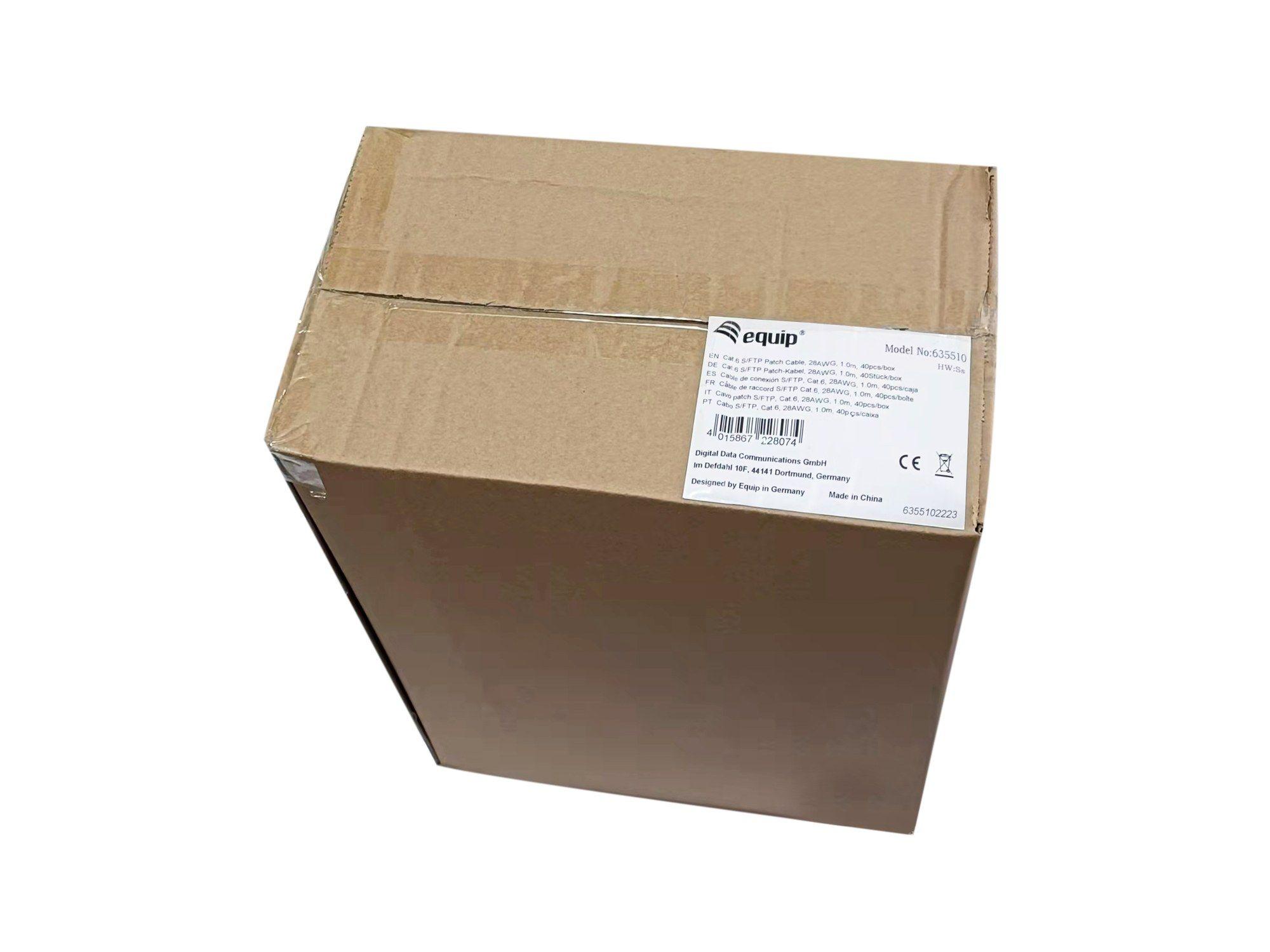 Conjunto de 40 Cabos de Rede EQUIP 635510 (1 m - RJ-45 - Branco), miniatura 4