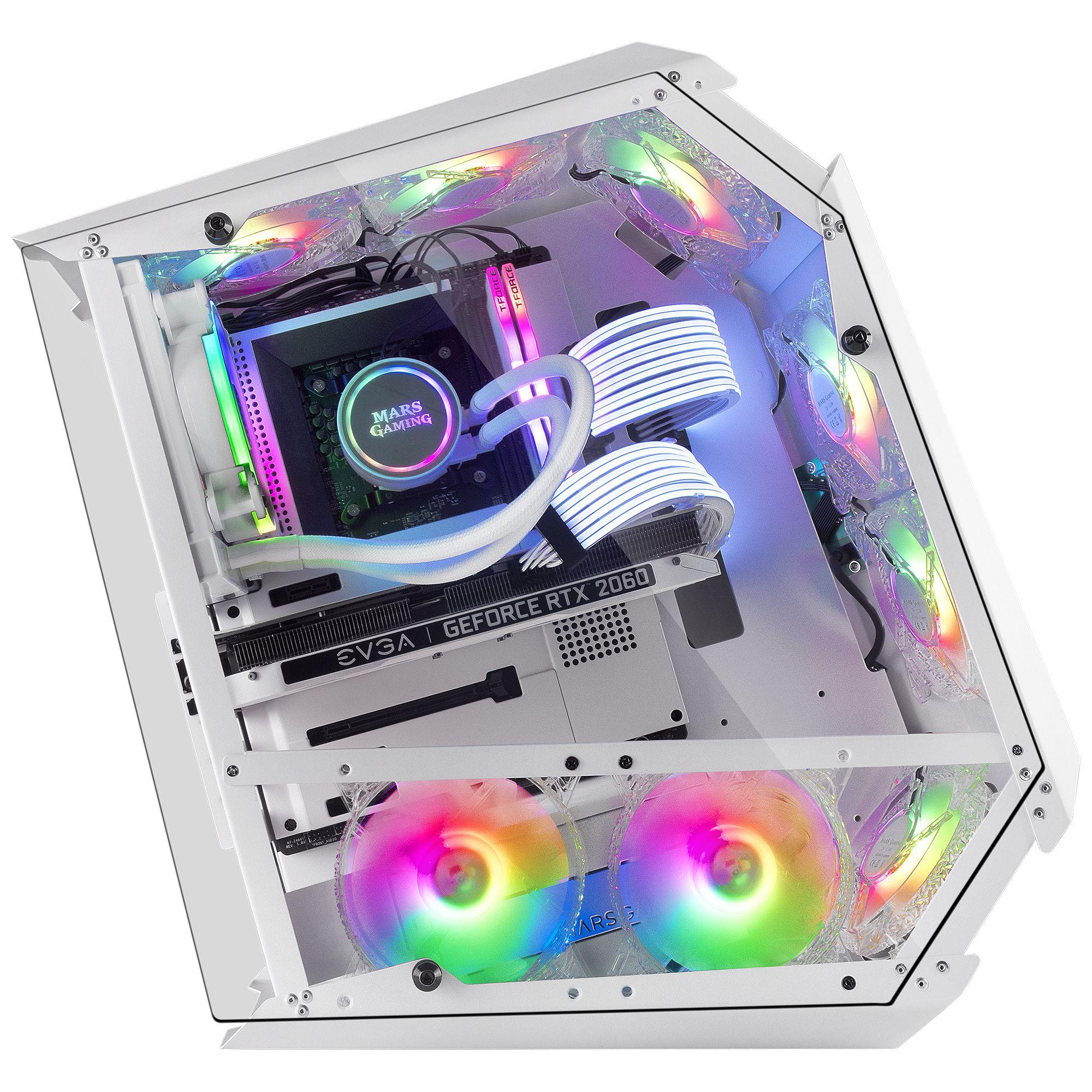 Caixa ATX MARS GAMING MC51W (ATX, Micro ATX, Mini-ITX - 2,5" - ATX, Mini-ITX - Branco) — miniatura 4