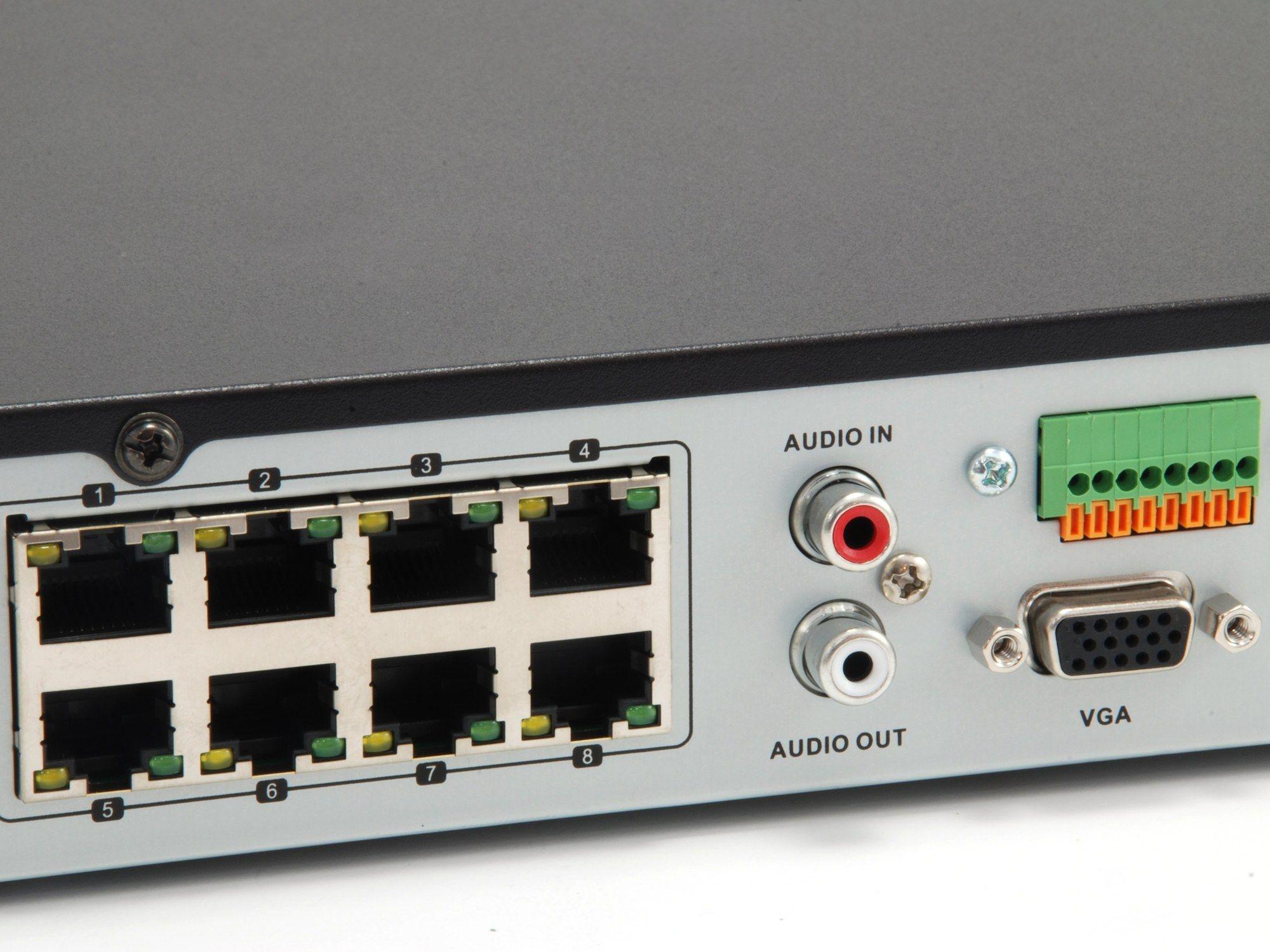 Gravador de Vídeo em Rede (NVR) LEVELONE NVR-0508 (8 Canais - 8 Portas PoE - H.265/H.264 - Preto) — miniatura 5
