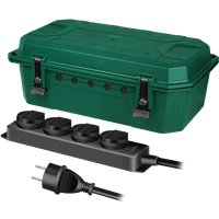 Caixa de Distribuição Elétrica Exterior LOGILINK LPS284 (4 Tomadas - IP54)