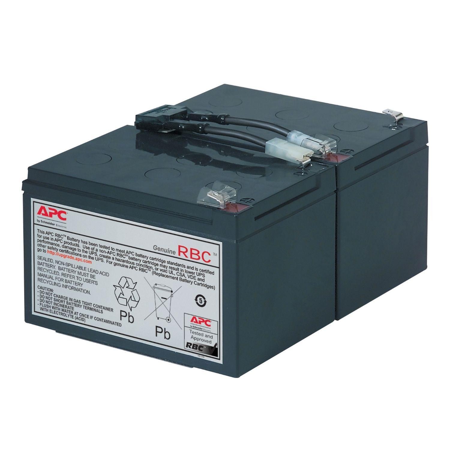 Bateria de Substituição para UPS APC RBC6 (Preto)