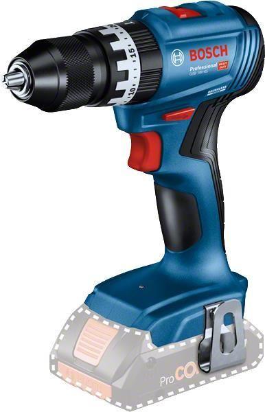 Berbequim com Percussão BOSCH GSB 18V-45 Professional (18 V - Sem bateria)