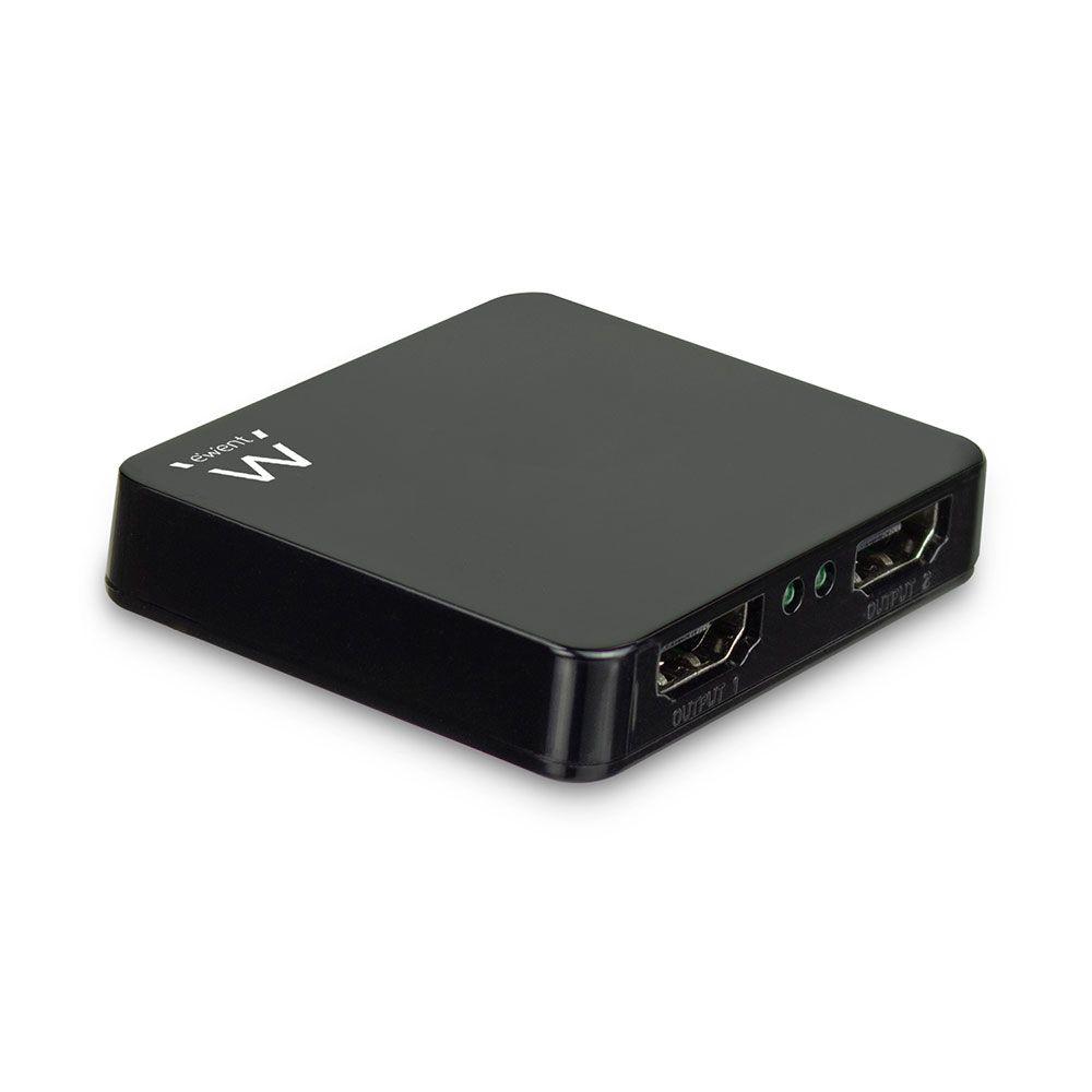 Divisor HDMI EWENT EW3720 (80 cm - 30 Hz - Preto) — miniatura 3