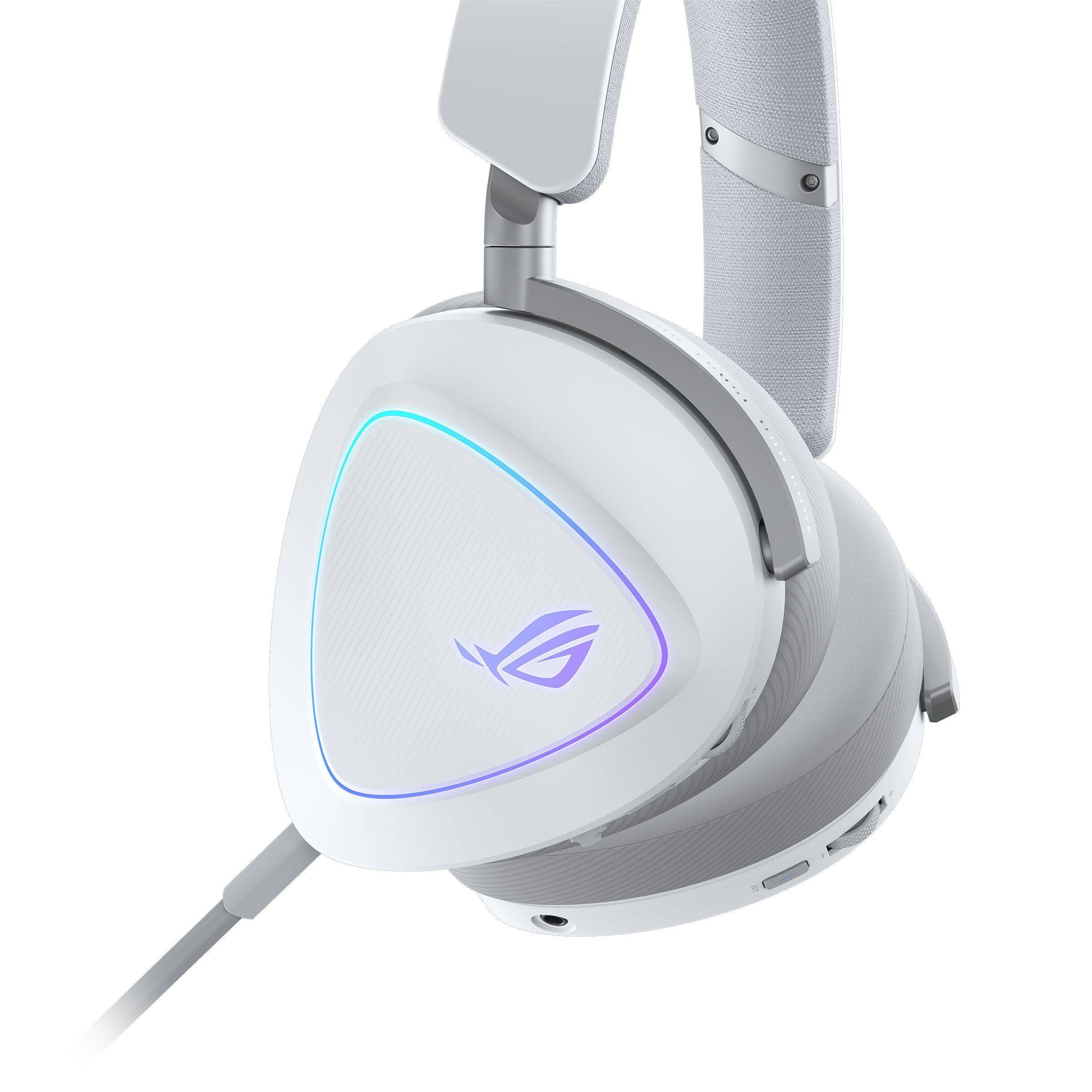 Headset Gaming ASUS ROG Delta II (Binaural - Com fios e sem fios - Circum-aural - Branco), miniatura 3