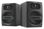 Colunas NATEC COUGAR (Com fios - 6 W - Preto)