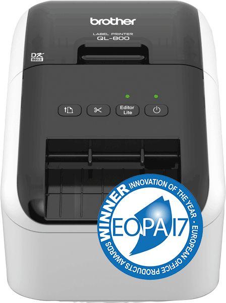 Impressora de Etiquetas BROTHER QL-800 (Com fios - USB 2.0 - Preto e Cinzento), miniatura 9