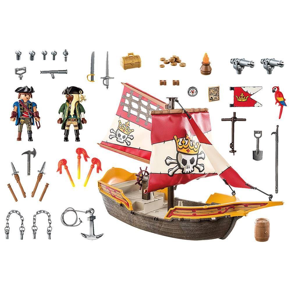 Barco Pirata PLAYMOBIL 71418 (4 anos - Multicor), miniatura 2