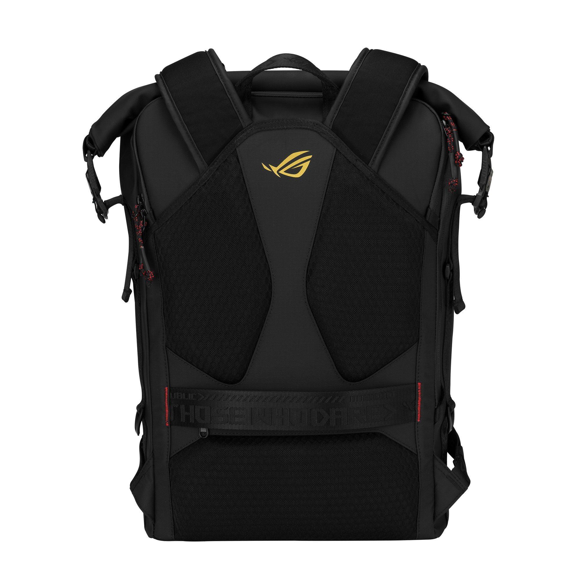 Mochila ASUS ROG SLASH Backpack Edition 20 BP3802 (26 L - Poliéster, Couro PU - 45,7 cm - Preto) — miniatura 10