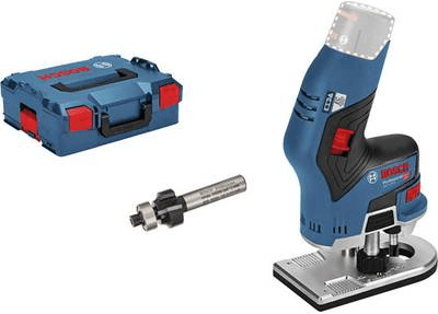 Tupia de Cantos a Bateria BOSCH GKF 12V-8 Professional (12 V - Bateria - Azul/Preto)