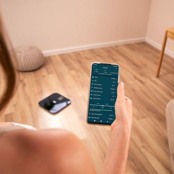 Balança Pessoal Inteligente CECOTEC Surface Precision HealthySmart (Vidro temperado - Preto) — miniatura 4