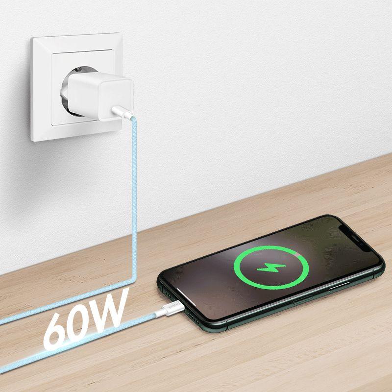 Cabo USB-C LOGILINK CU0349 (1,5 m - USB-C - Azul) — miniatura 4