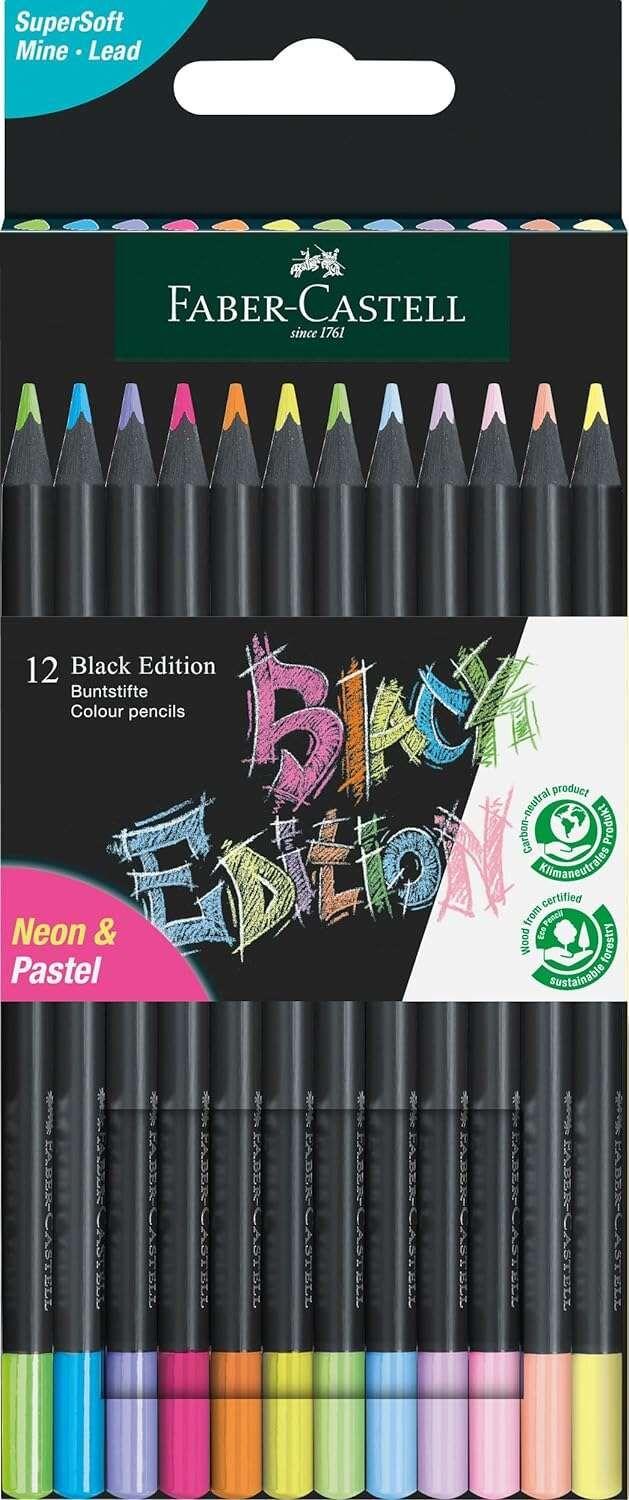Lápis de Cor FABER-CASTELL Black Edition 116410 (Madeira)