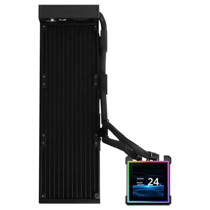 Water Cooler CPU LIAN LI HydroShift II LCD-S 360 (3200 RPM - RGB multicolor - 2,4 cm - Preto) — miniatura 2