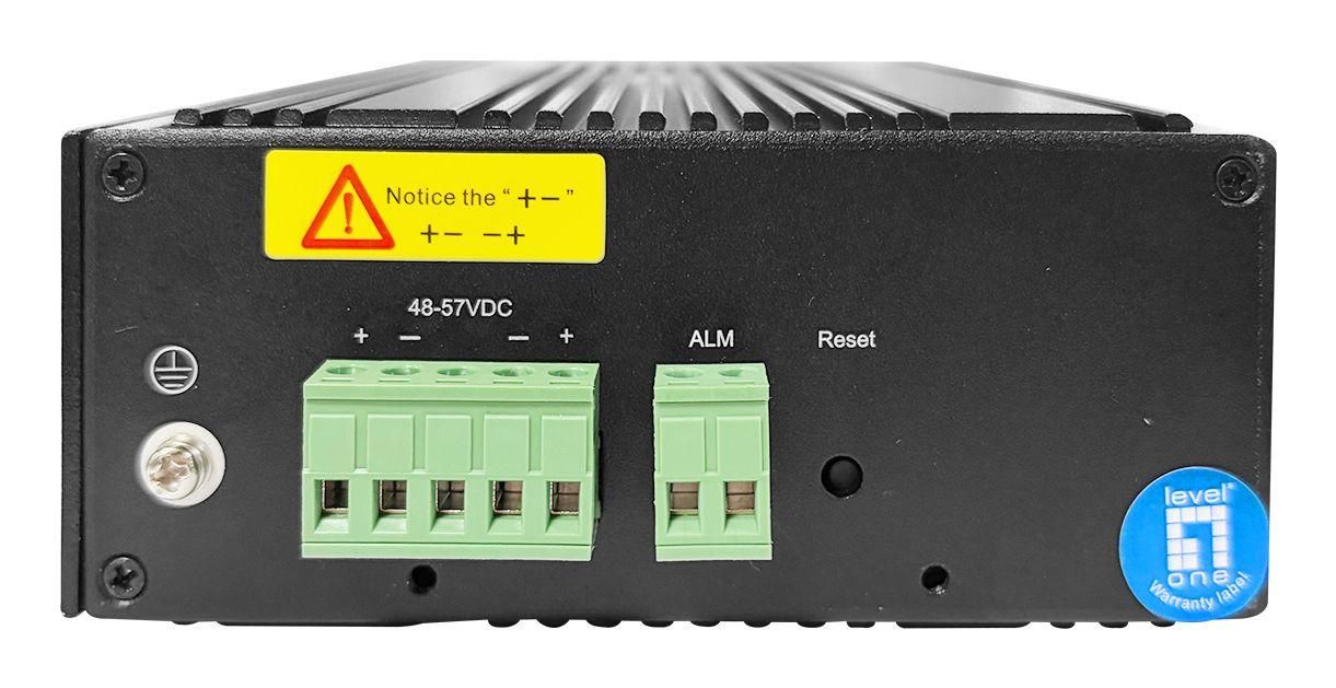 Switch Industrial Gerido LEVELONE IGP-1091 (2.5G Ethernet - 100/1000/2500 Mbit/s - 120 Gbit/s - Preto), miniatura 2